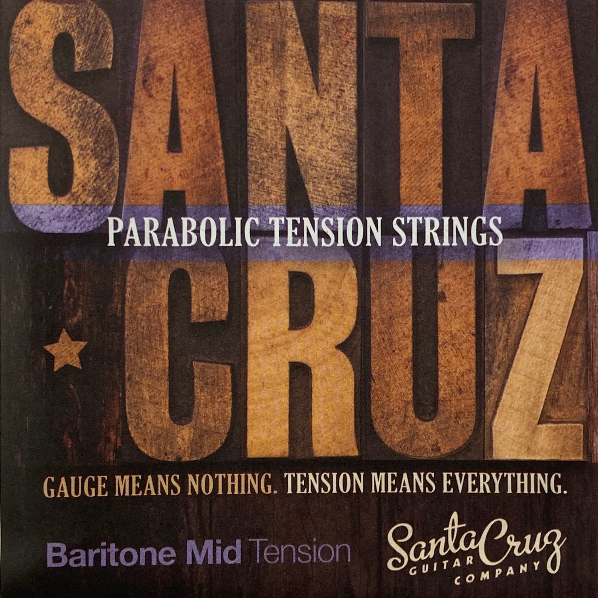 Santa Cruz Parabolic Tension Strings – Baritone Mid Tension
