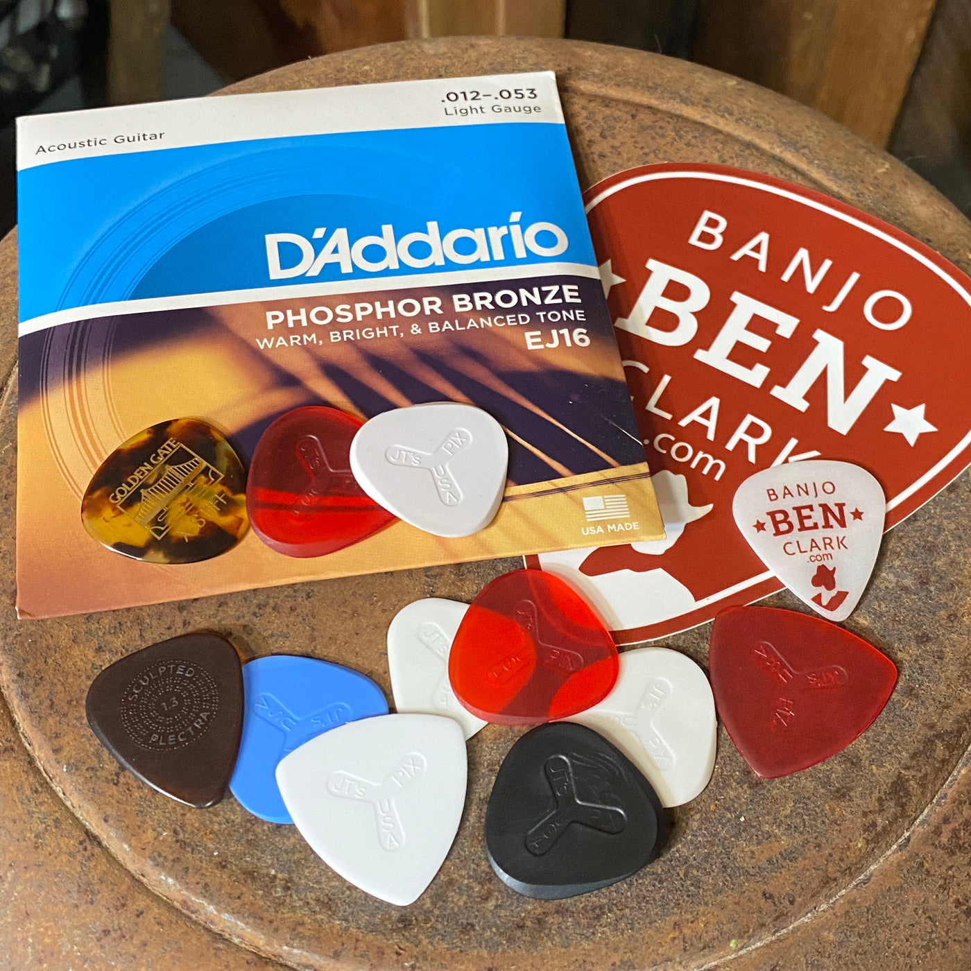 Basic Guitar Pickers Gift Bundle - Strings and Picks