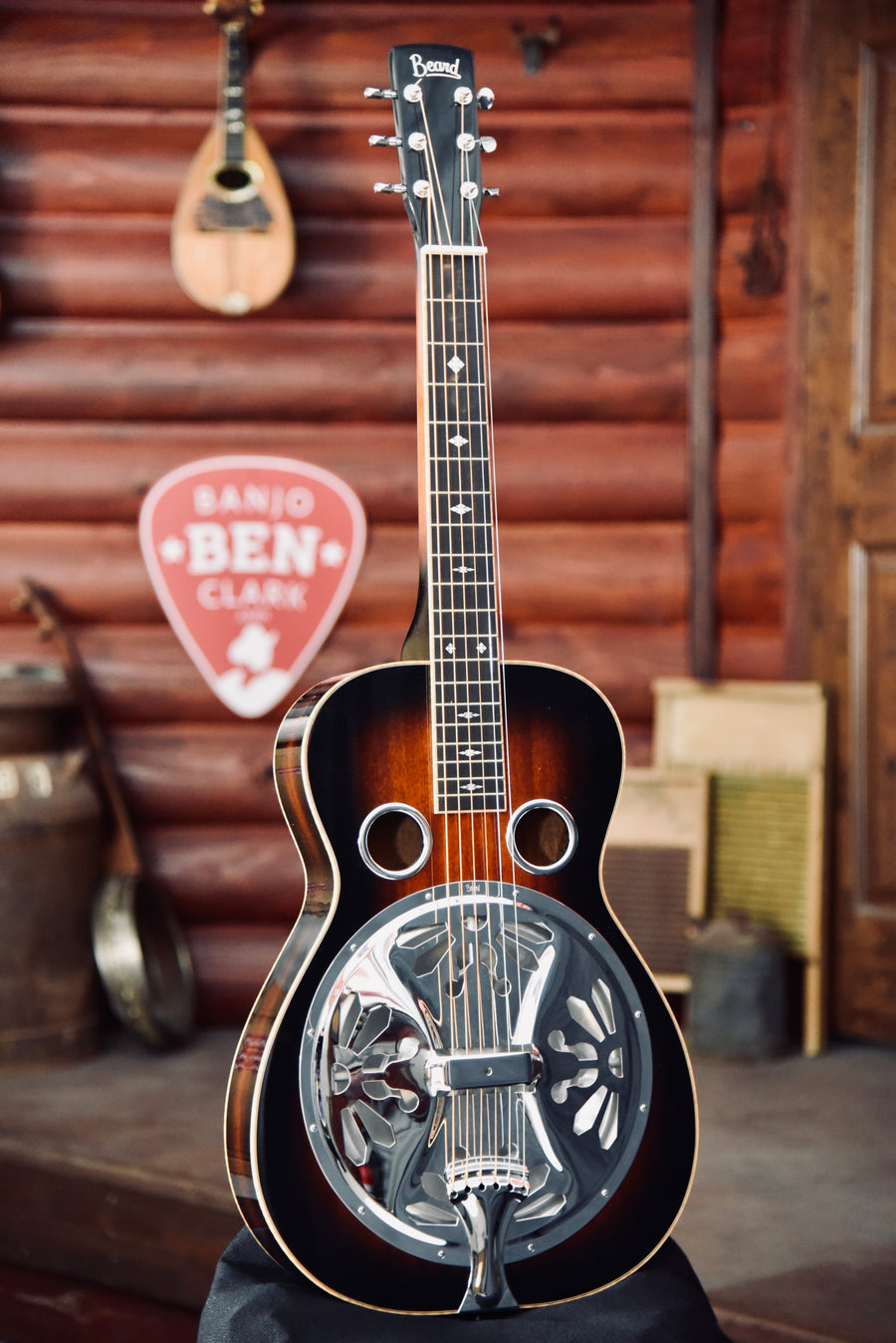 Pre-Owned Beard R Model Square Neck Resonator Guitar With Case