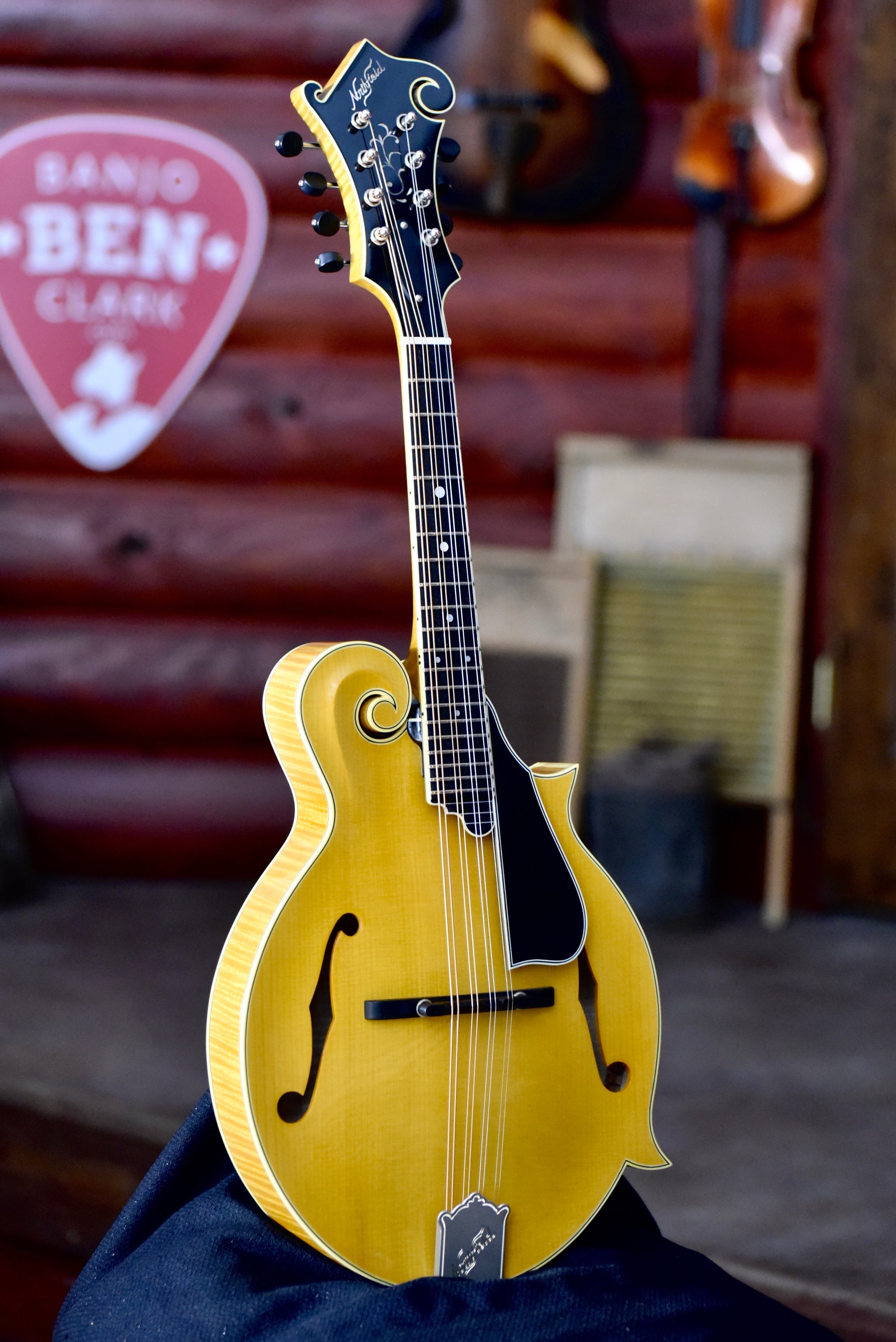 Northfield Big Mon Special Natural Finish F-Style Mandolin With Case