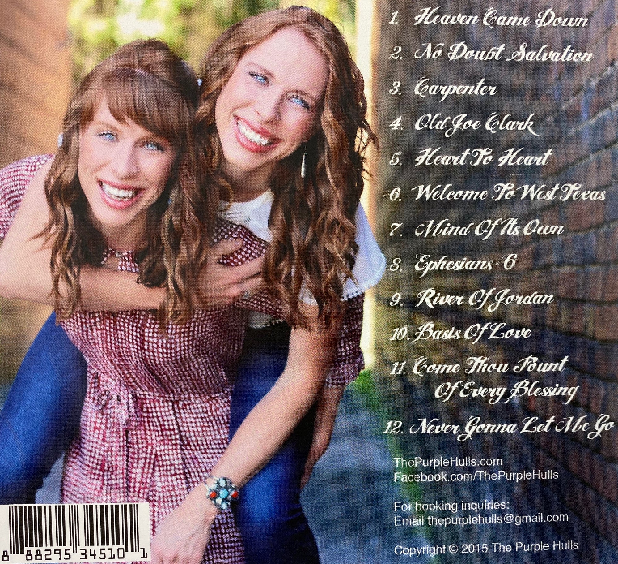 The Purple Hulls - “Why We Sing” CD