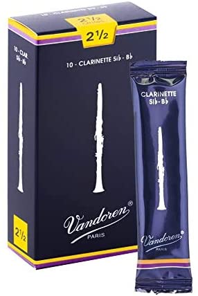 Vandoren Clarinet Reeds - Box of 10 (Choose Strength)