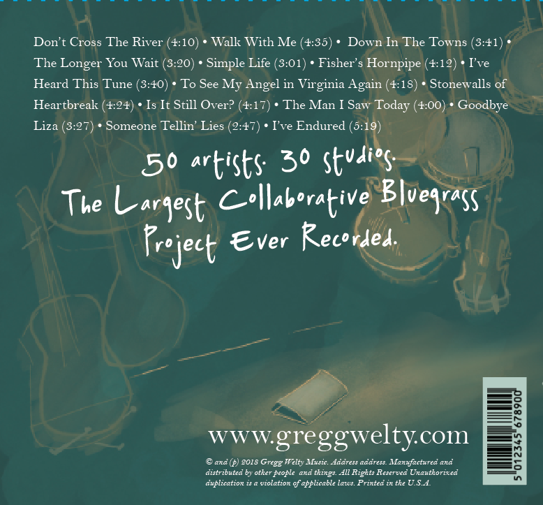 Gregg Welty “Community” Bluegrass CD