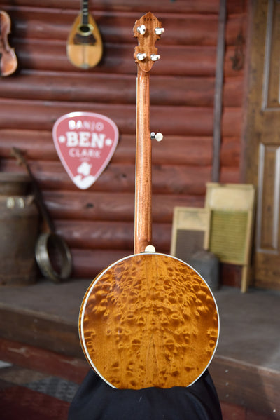 Deering Tony Trischka Model Silver Clipper 5-String Resonator Banjo With Case