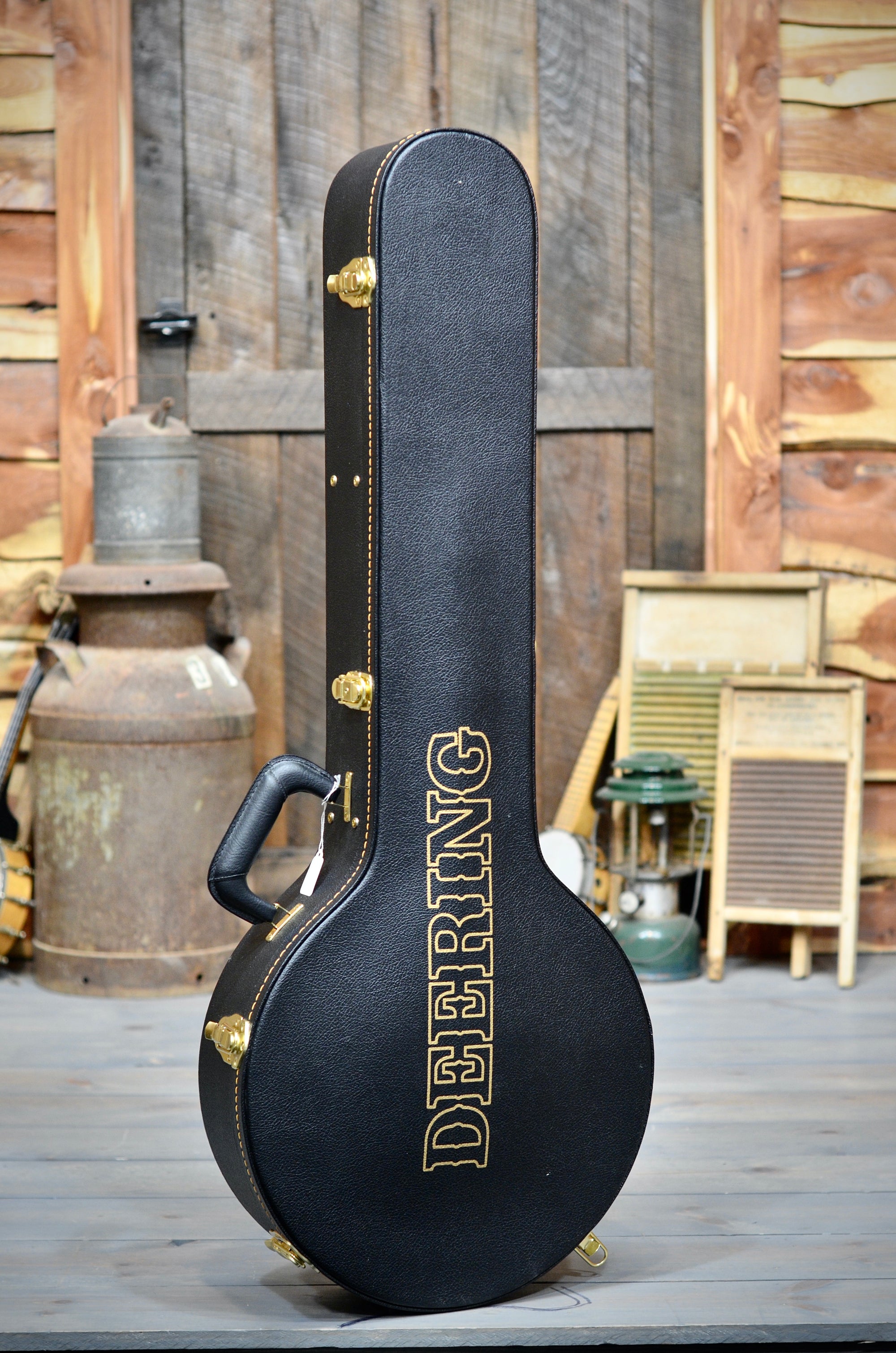 Deering Calico 5-String Maple Bluegrass Banjo With Case