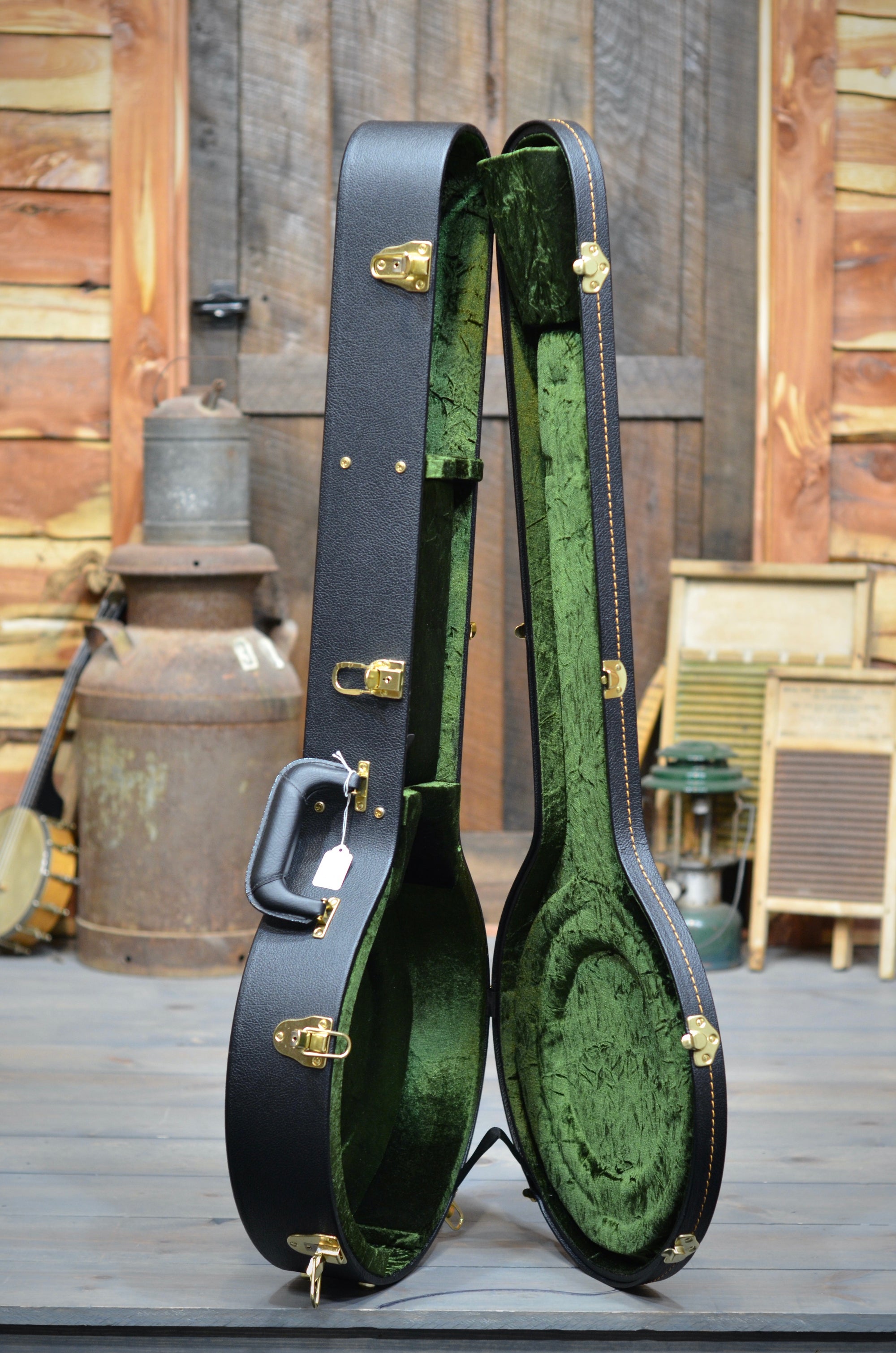 Deering Calico 5-String Maple Bluegrass Banjo With Case