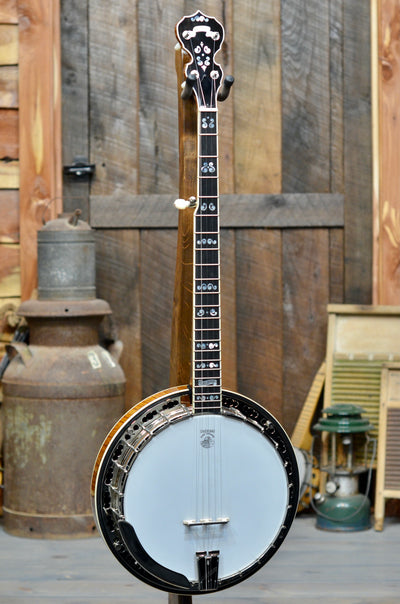 Deering Calico 5-String Maple Bluegrass Banjo With Case