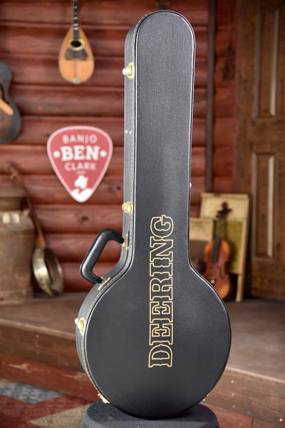 Deering Tony Trischka Model Silver Clipper 5-String Resonator Banjo With Case