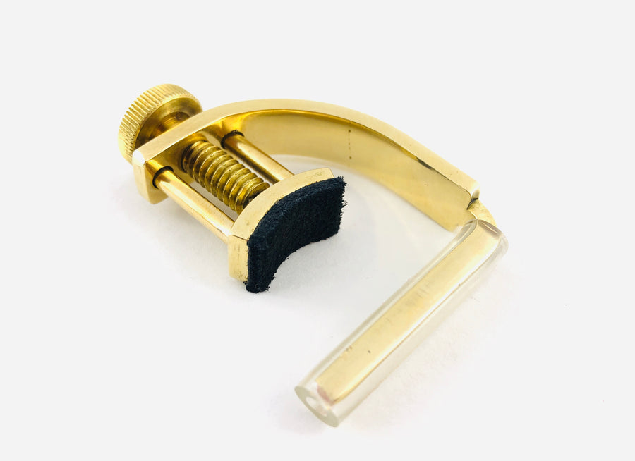 Dave’s “Ultimate” Brass Banjo Capo C-Style by Elliott Bending