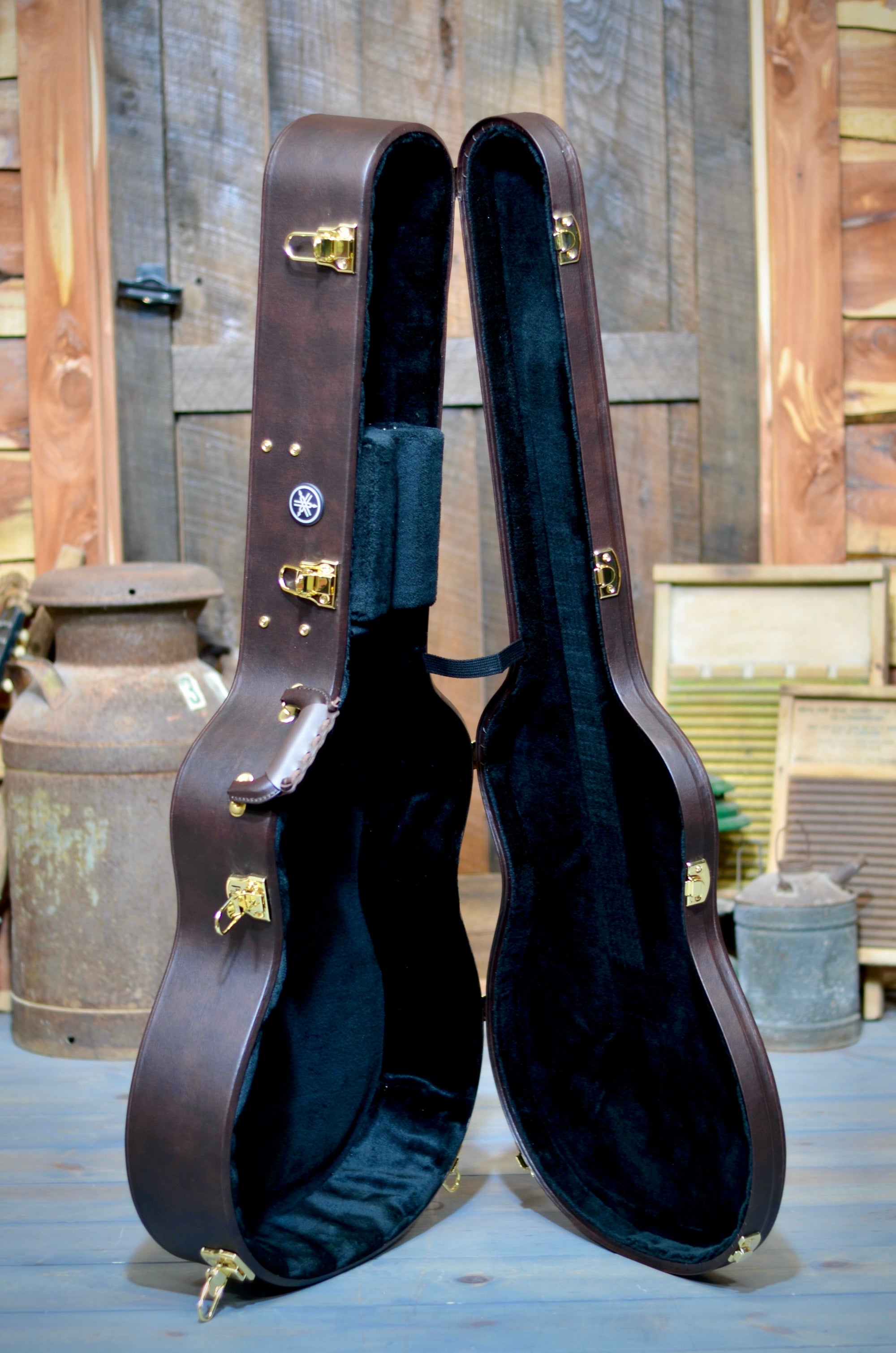 Yamaha FG9 Mahogany Dreadnought Acoustic Guitar With Case