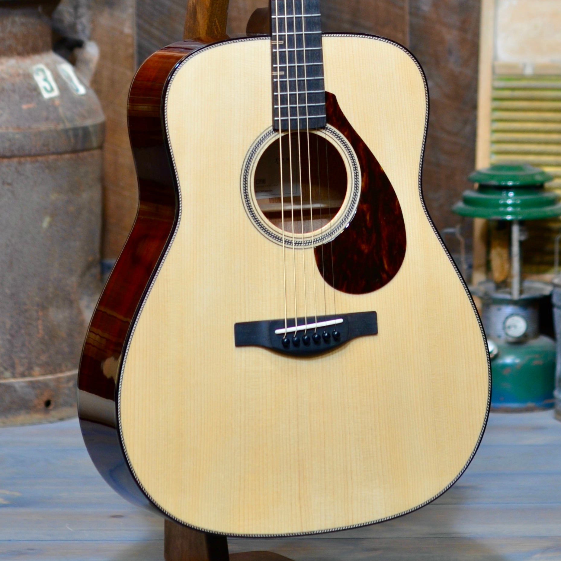 Yamaha FG9 Mahogany Dreadnought Acoustic Guitar With Case