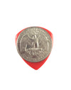 Fred Kelly 2mm Polycarbonate Flat Pick- Available in Red and Blue