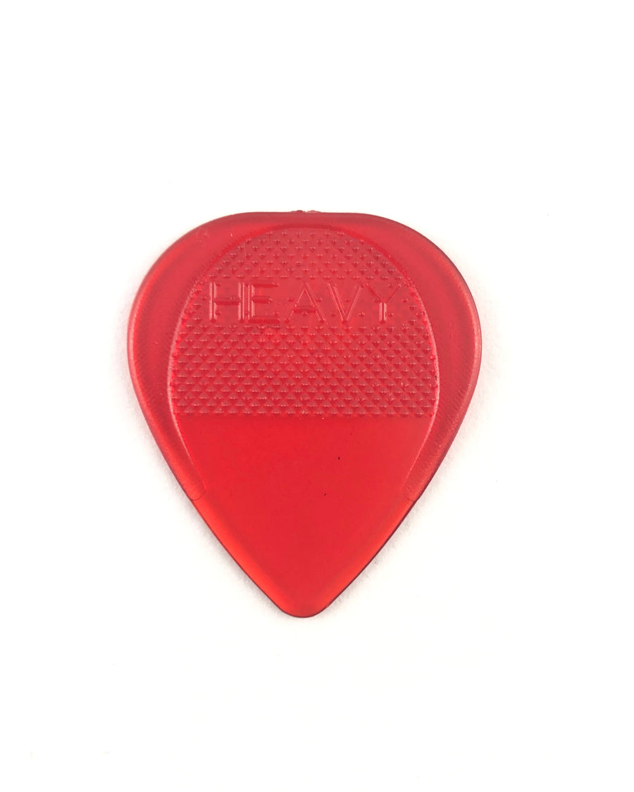 Fred Kelly .9mm Flat Pick- Available in Red Polycarbonate, Black Nylon, and White Delrin