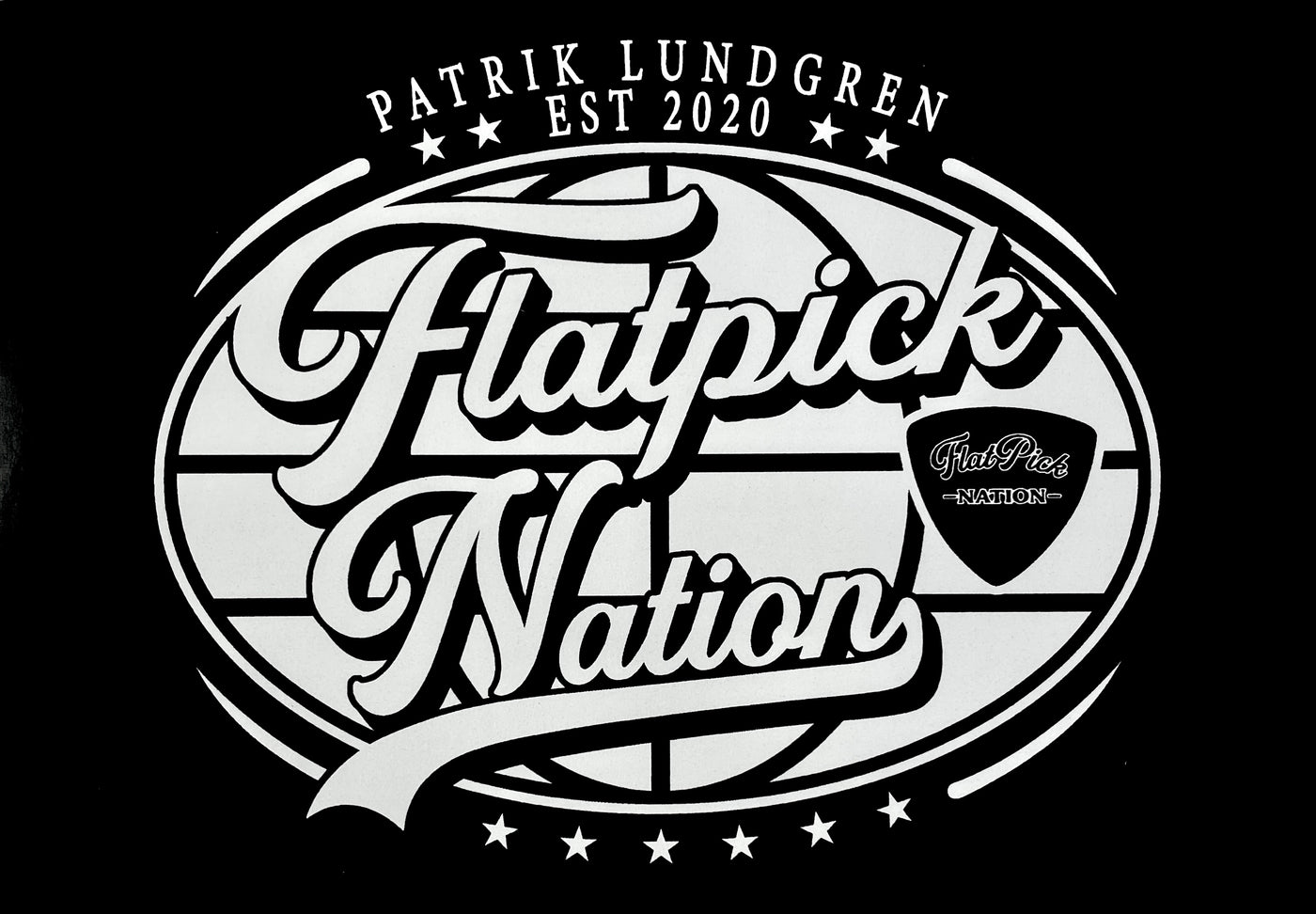 FlatPick Nation Case Sticker