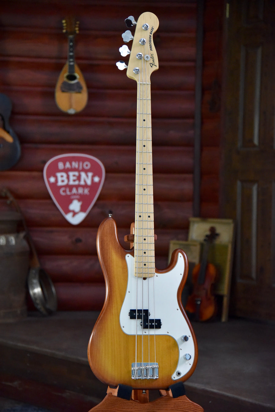 SOLD: Used “Like New” Fender American Special Precision Bass Guitar With Case
