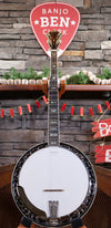 Stelling Staghorn Walnut 5-String Banjo with Case