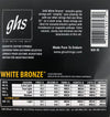 GHS White Bronze Medium Acoustic/Electric Guitar Strings