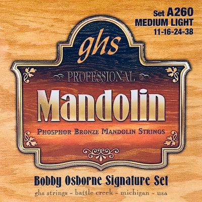 GHS A260 Medium Light Phosphor Bronze Mandolin Strings