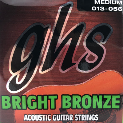 GHS Bright Bronze Medium Acoustic Guitar Strings
