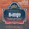 GHS PF170 Regular Light Stainless Steel Banjo Strings