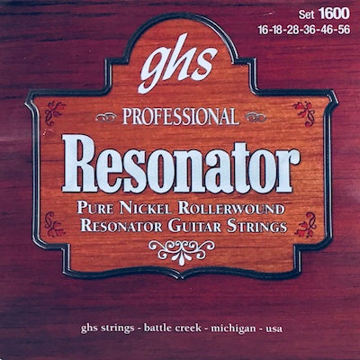 GHS Set 1600 Resonator Guitar Strings