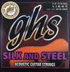 GHS Silk and Steel Light Acoustic Guitar Strings