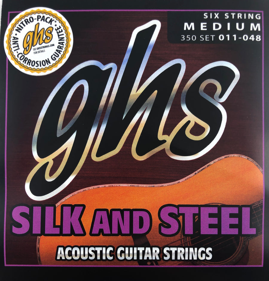 GHS Silk and Steel Medium Acoustic Guitar Strings