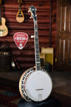 Stelling Maple Golden Cross Old Wood Rim 5-String Bluegrass Banjo with Case