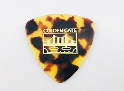 Golden Gate Triangle Imitation Tortoise Flat Pick