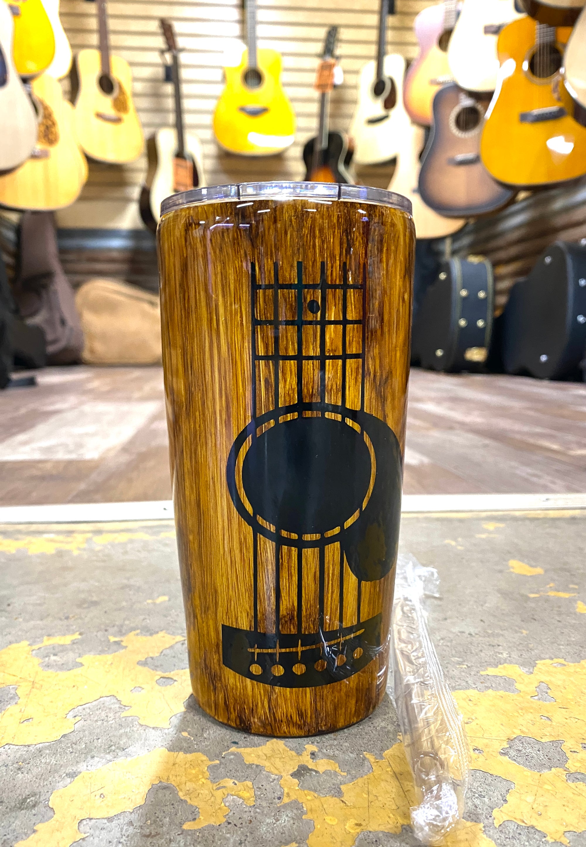 Instrument Tumbler - Banjo or Guitar (Choose size)