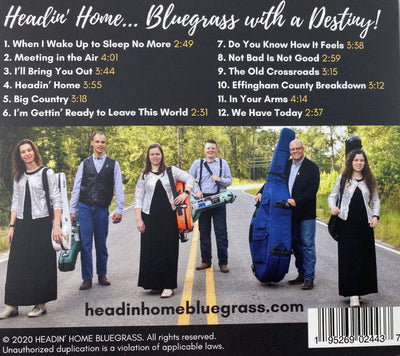 Headin' Home Bluegrass CD