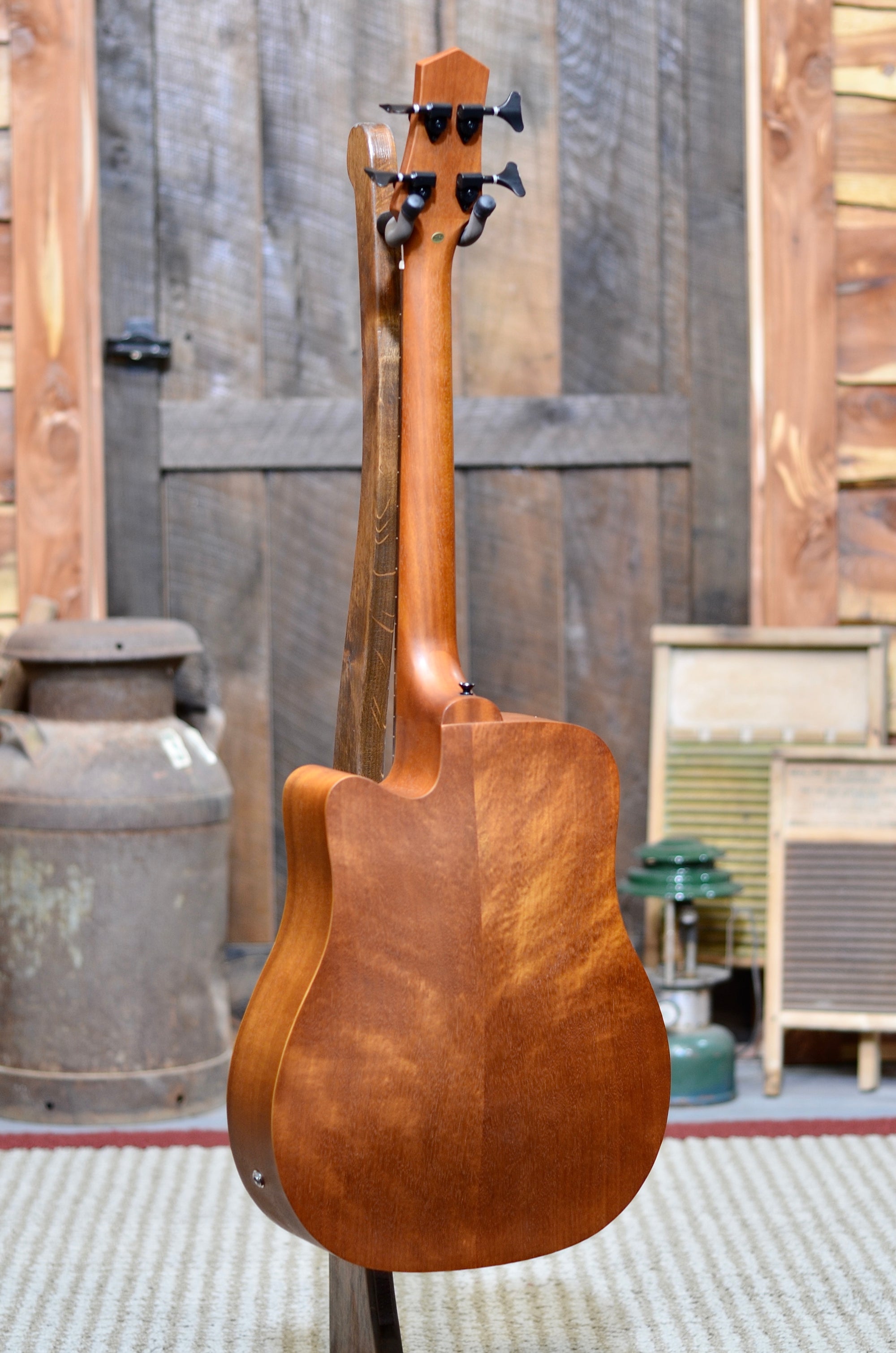 Pre-Owned Gold Tone M-Bass Fretless Acoustic Electric Micro Bass With Case