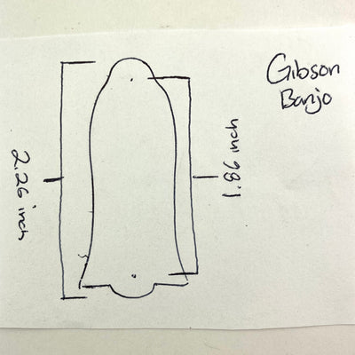 Custom Truss Rod Covers for Gibson Banjos