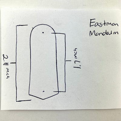 Custom Truss Rod Covers for Eastman Mandolins