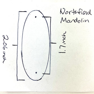 Custom Truss Rod Covers for Northfield Mandolins
