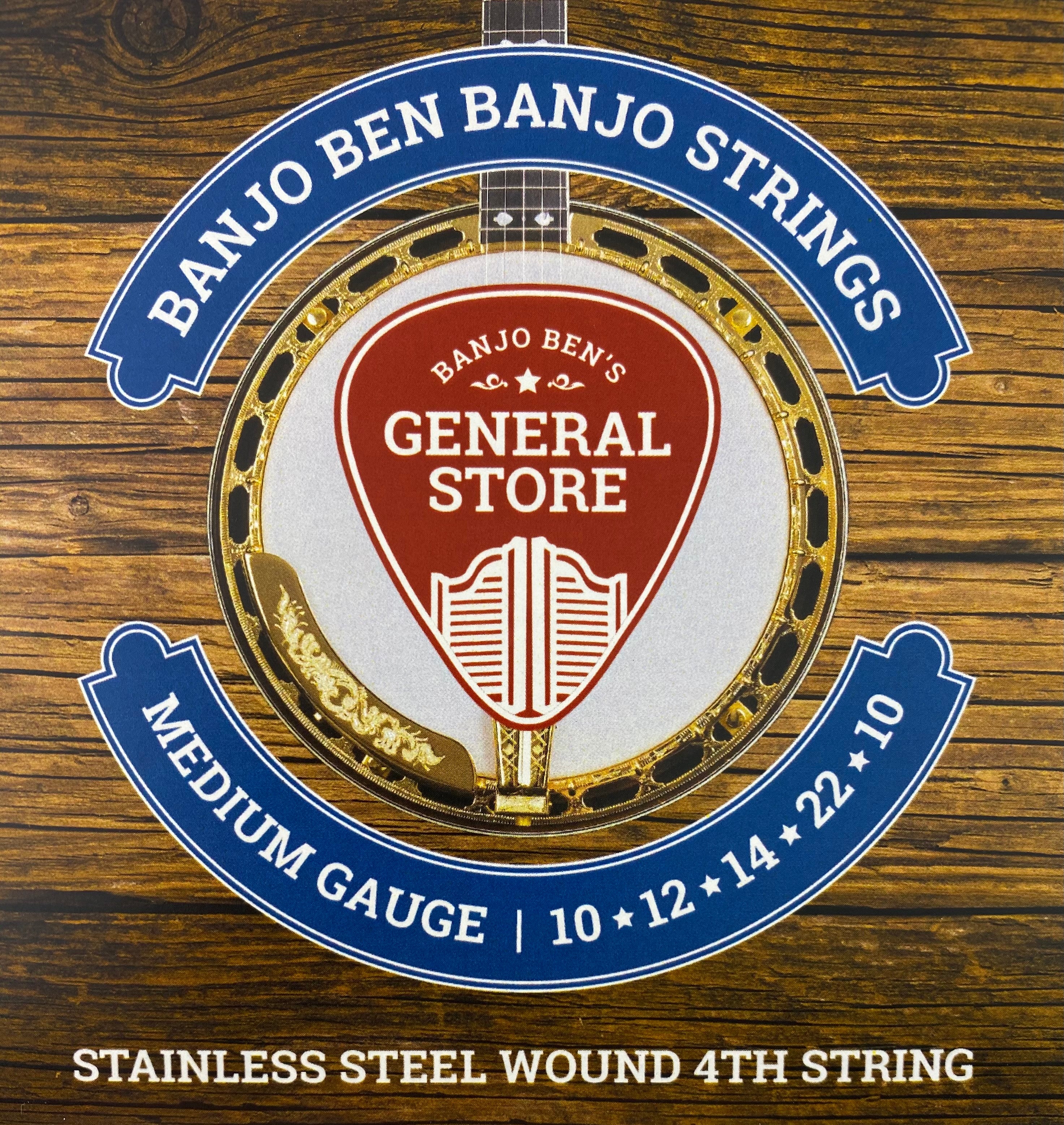 Banjo Ben Stainless Steel Wound 5-String Banjo Strings