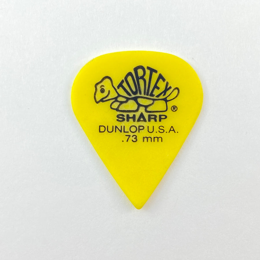 Dunlop Tortex Sharp .73mm Yellow Guitar Pick