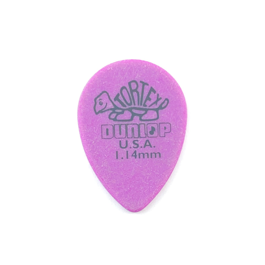 Dunlop Tortex Small Tear Drop Purple 1.14mm Guitar Pick