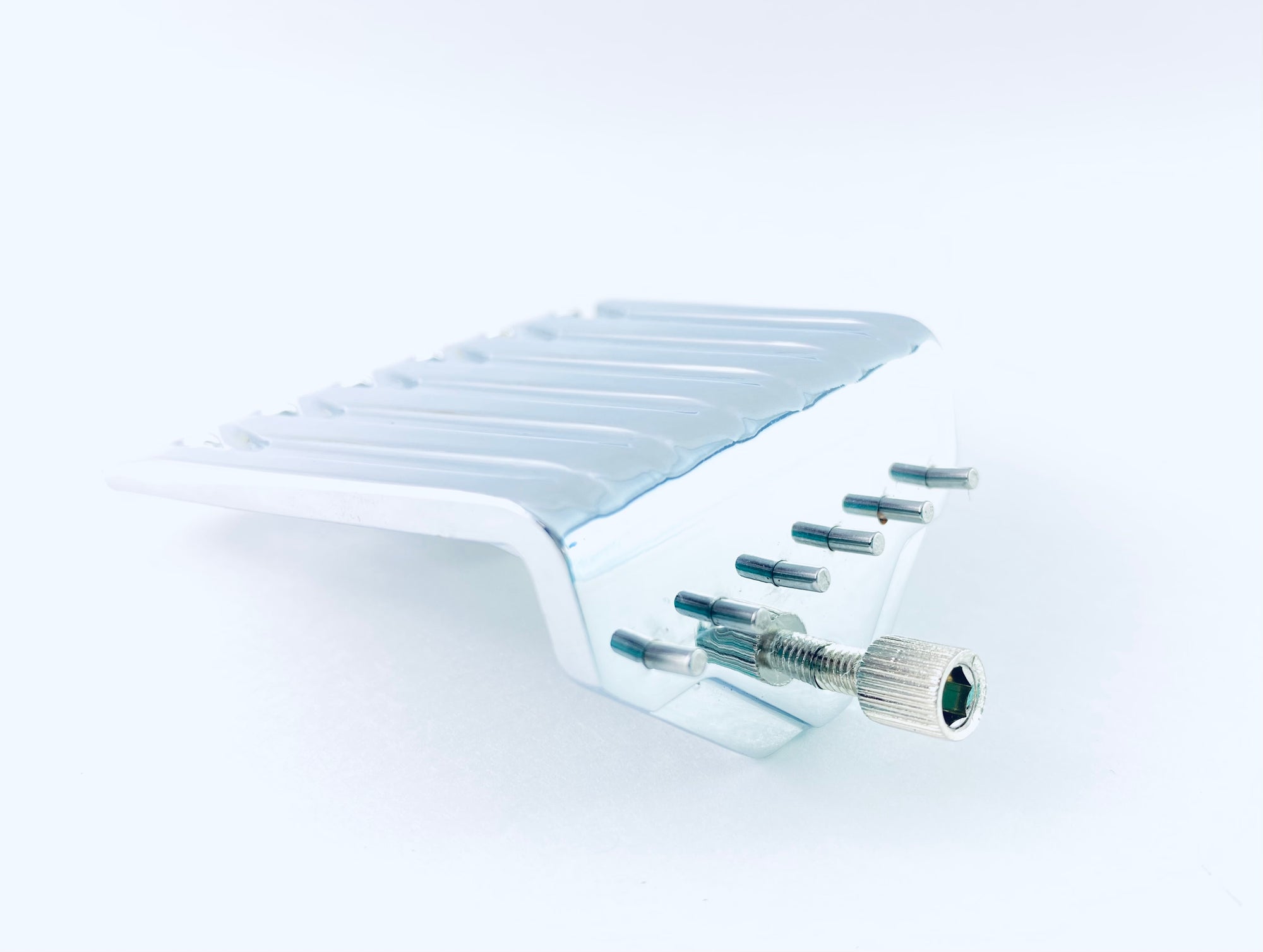 Gold Tone Terminator 6-String Tailpiece - Chrome