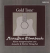 Gold Tone Micro Bass Silverback Strings