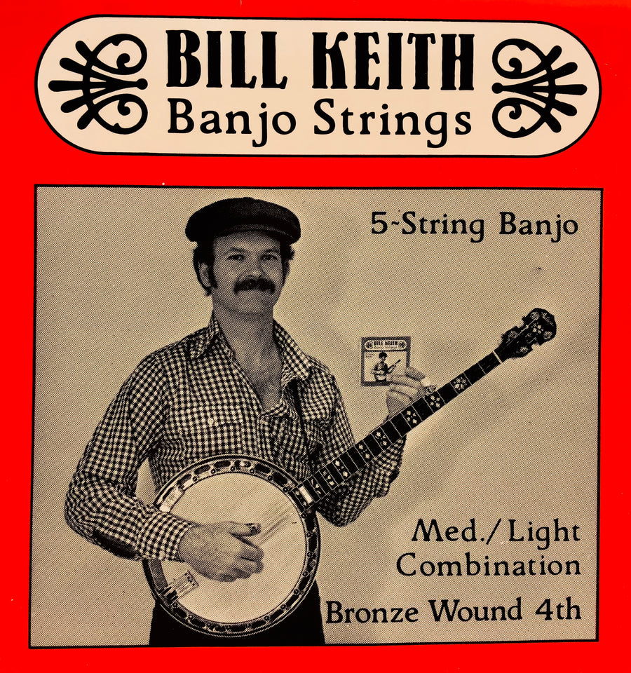 Bill Keith Medium Light Bronze Wound 5-String Banjo Strings