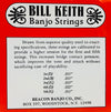 Bill Keith Medium Light Bronze Wound 5-String Banjo Strings