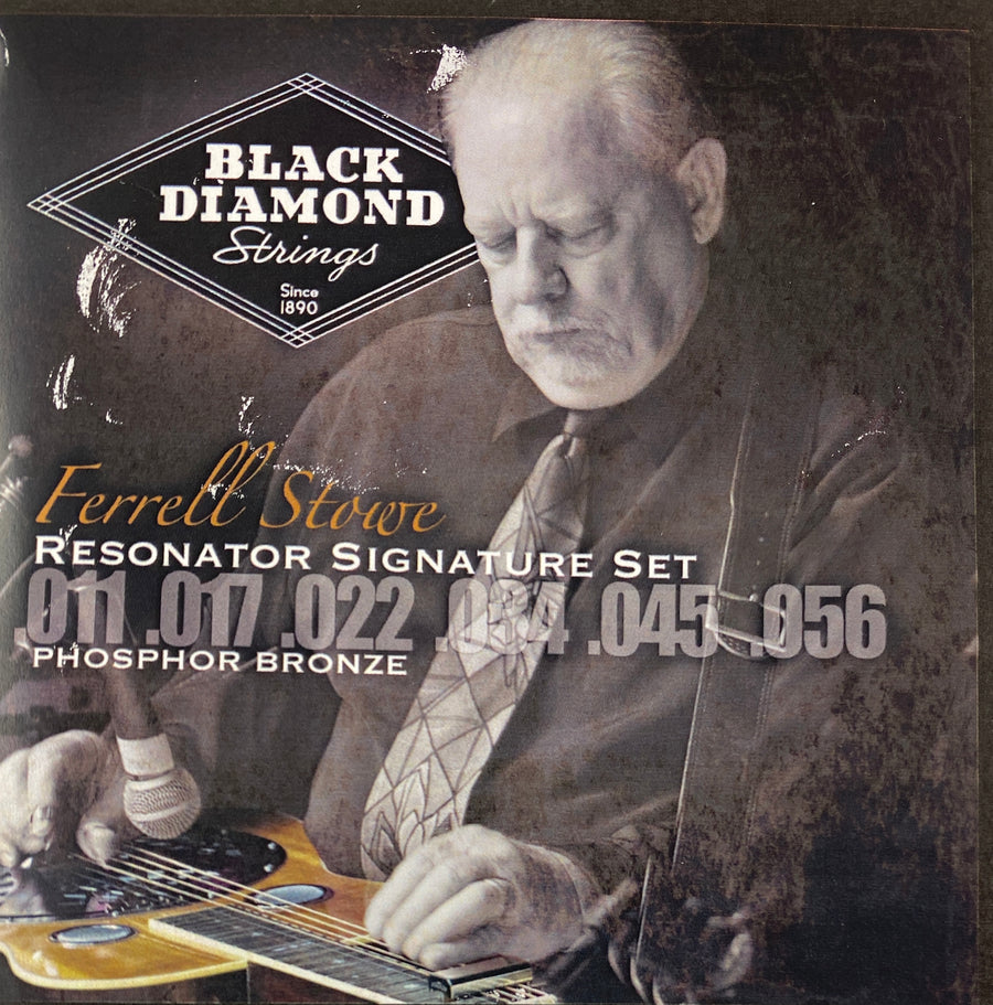 Ferrell Stowe Signature Black Diamond Light Gauge Resonator Guitar Strings