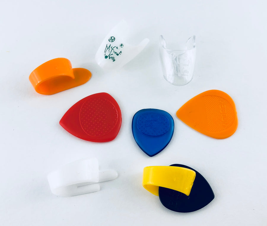 Fred Kelly Flat Pick, Thumb Pick, and Finger Pick Variety Pack