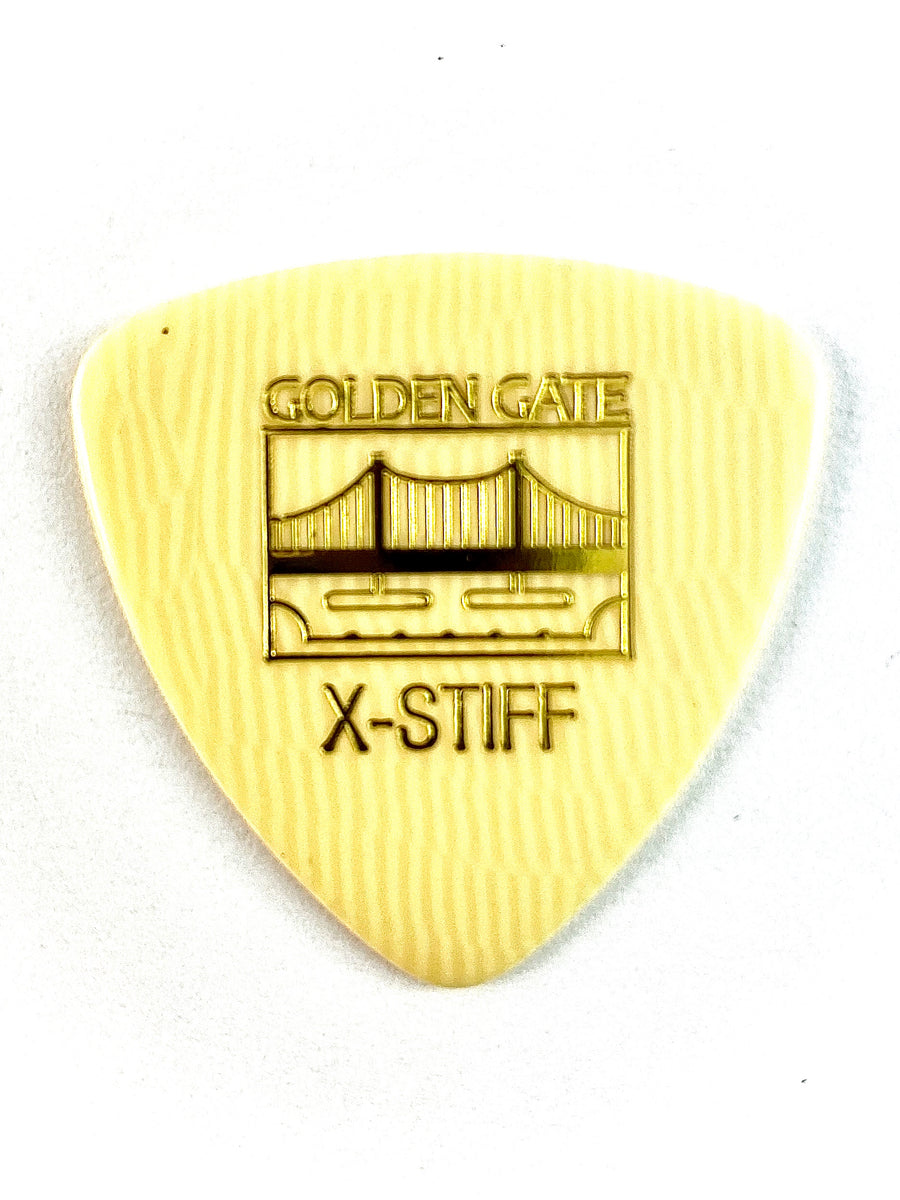 Golden Gate Triangular Ivoroid Flat Pick