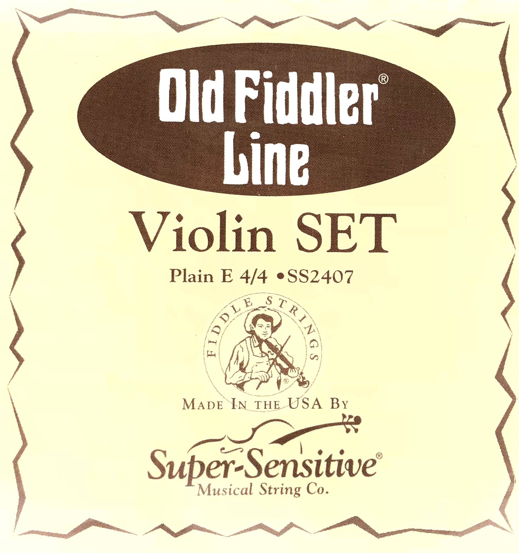 Old Fiddler Violin Fiddle Strings 4/4 Size Bluegrass Set