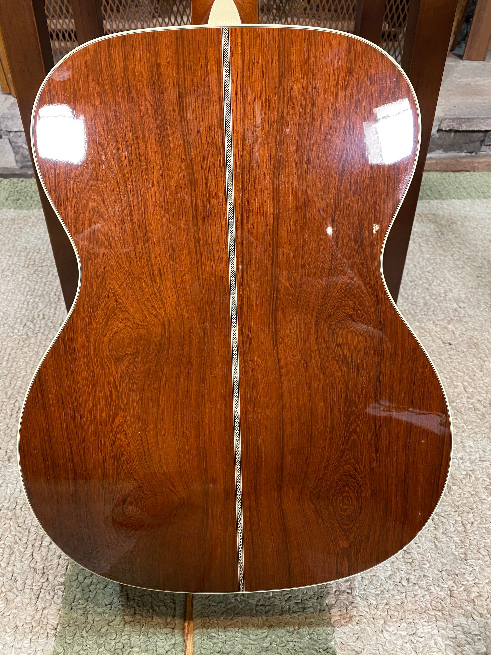 Pre-Owned Martin OM Jeff Daniels 2012 Acoustic Shaded/ Ambertone With Case