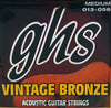 GHS Vintage Bronze Medium Acoustic Guitar Strings