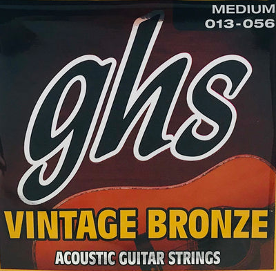 GHS Vintage Bronze Medium Acoustic Guitar Strings