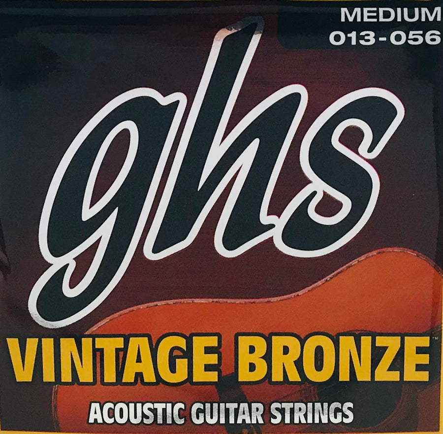 GHS Vintage Bronze Medium Acoustic Guitar Strings